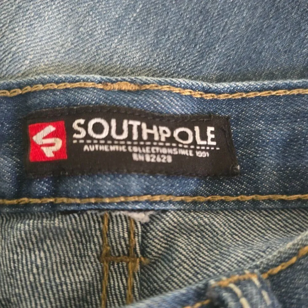 Southpole Jeans Boys Blue Adjustable Waist Size 5 South Pole